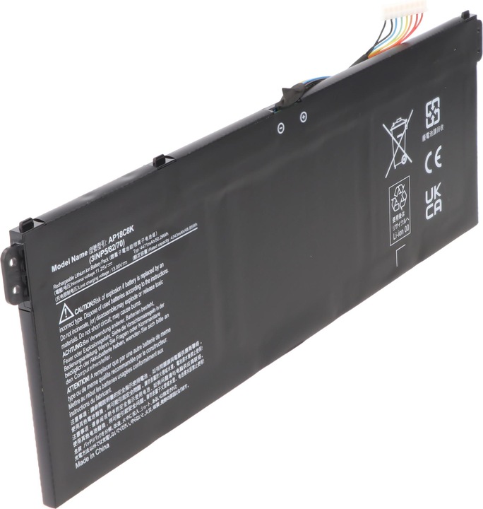 Produktbild AccuCell Akku passend für Acer Aspire 5, Acer Swift 3, Acer TravelMate B1 B118, AP18C8K, 11,25V 4450mAh (4450 mAh)