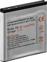 Actual product image Sony Ericsson Akku Vivaz, Vivaz pro, EP500