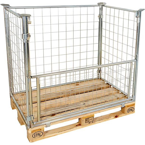 eurokraft basic Gitter-Aufsatzrahmen für EUR-Palette