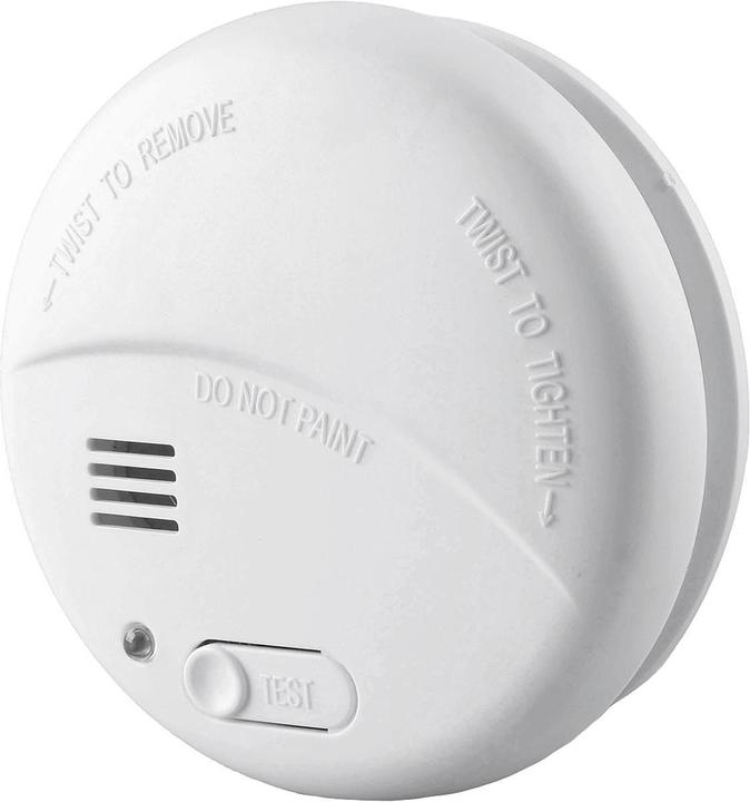 Actual product image Heitech HEI smoke detector incl. 9V block