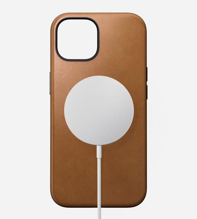 Immagine prodotto Nomad Cover posteriore moderna in pelle iPhone 15 Rust Brown (Apple iPhone 15)