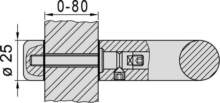 Actual product image Kws Mounting set S 1 (Door set)