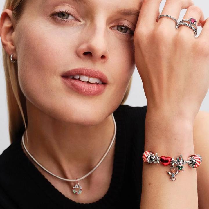 Produktbild Pandora Weihnachtselfen-Charme (Emaille, Silber 925)