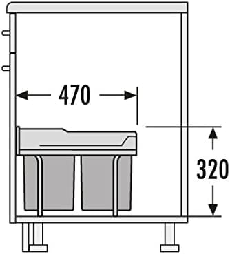 Produktbild Hailo Raumspar Tandem (36 l)