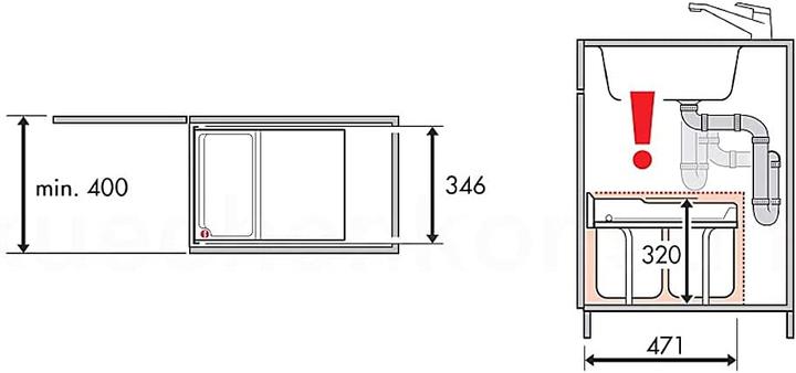 Actual product image Hailo Space saving tandem (36 l)