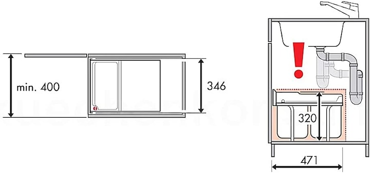 Produktbild Hailo Raumspar Tandem (36 l)