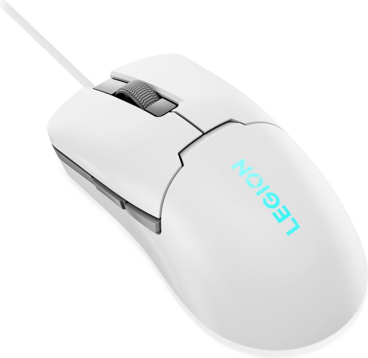 Actual product image Lenovo Accessories Legion M300s RGB Gaming Mouse (Glacier White) (Cable)