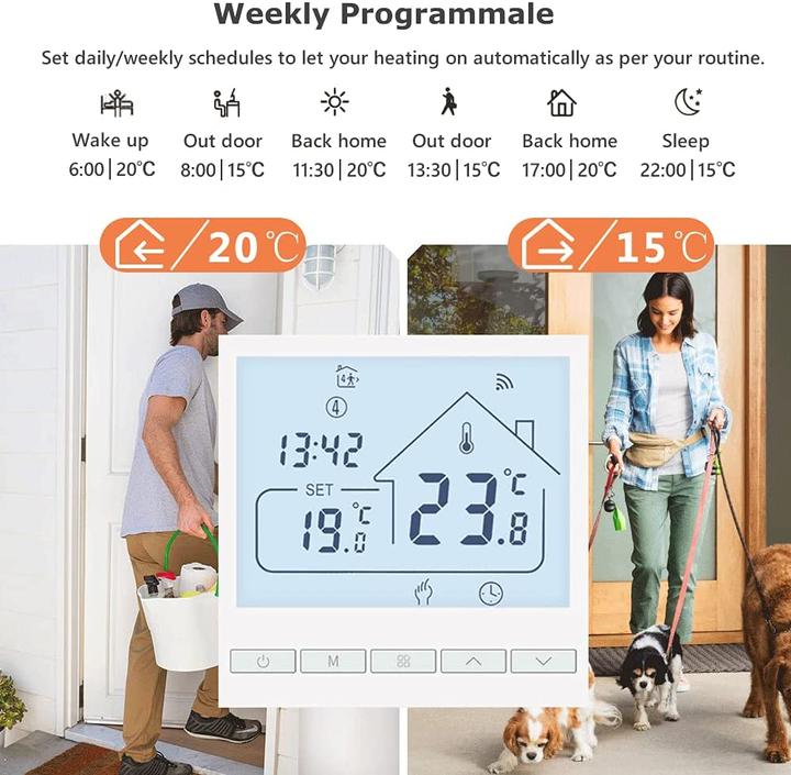 Produktbild Beok controls WiFi Thermostat für Fussbodenheizung
