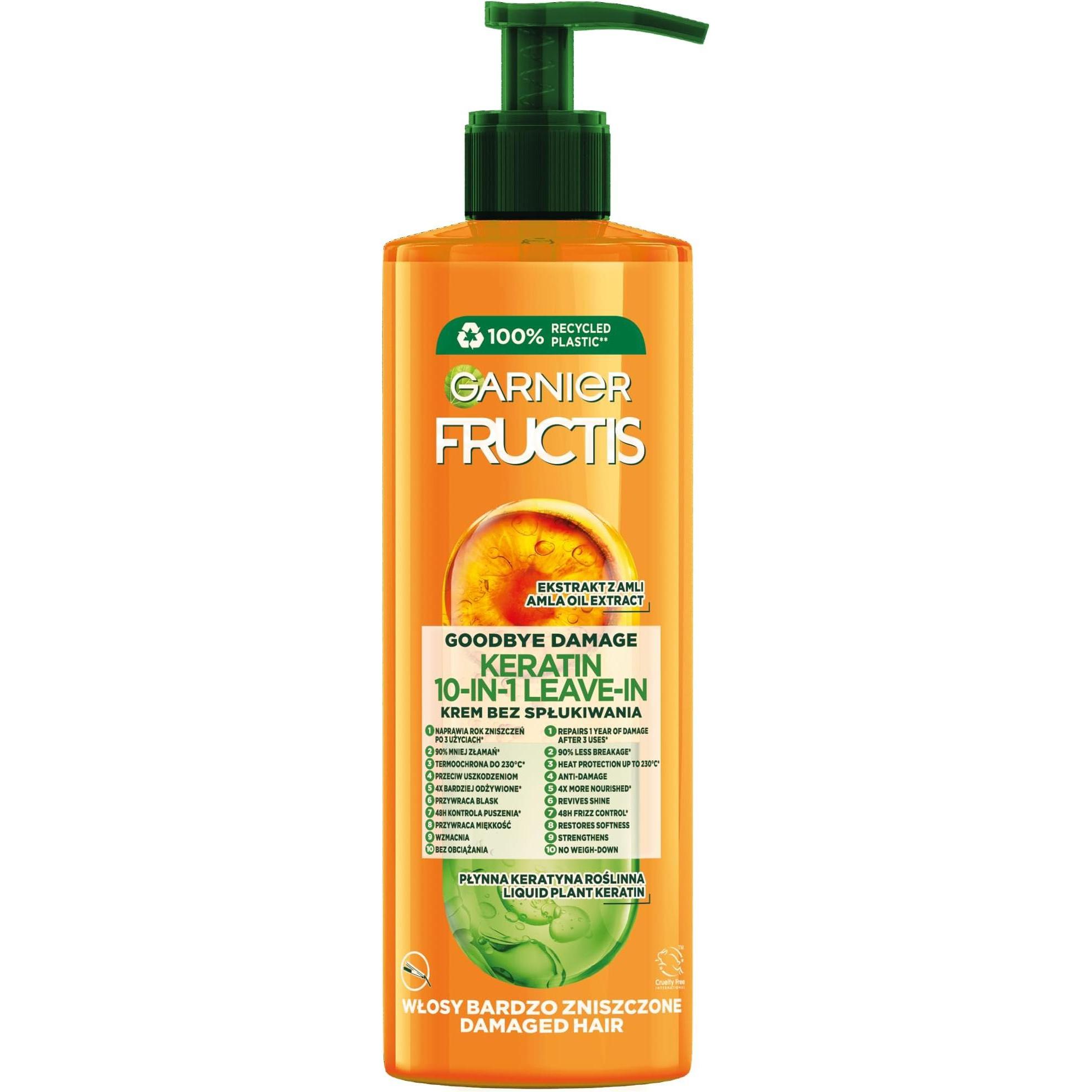Garnier , Balsamo, Fructis Goodbye Damage 10In1 Balsamo Per Capelli All-In-One Leave-In 400Ml (400 Ml)