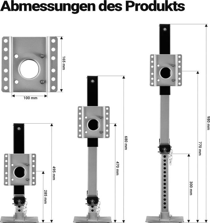 Produktbild Wiltec Stützfuss