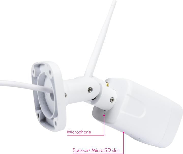 Produktbild PNI Videoüberwachungskamera House IP55 5MP kabellos mit IP, Standalone, Aussen- und Innenbereich und (2560 x 1920 Pixels)