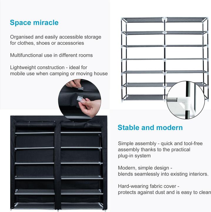 Actual product image Intirilife Folding cabinet (116.5 x 30 x 115 cm)