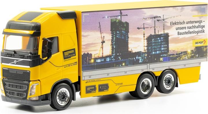 Actual product image Herpa Volvo FH Gl. XL Electric Truck The Post Office