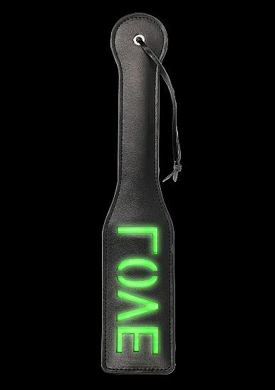 Immagine prodotto Ouch! 'Love" Paddle - Glow in the Dark/Neon Green