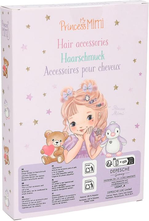 Image du produit Princess Mimi - Hair Accessories - Powdery Pinks and Purples (Set d'élastiques pour cheveux)