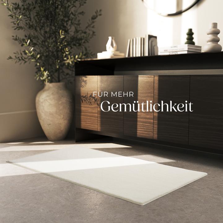 Actual product image tectake Kurzflorteppich Soft Zone (80 x 150 cm)