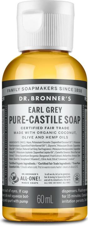 Actual product image Dr. Bronner's Earl Grey 60ml (Liquid soap, 60 ml)