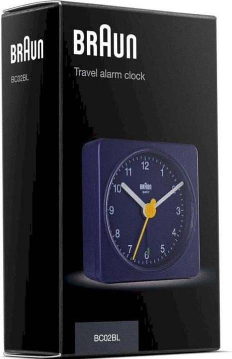 Actual product image Braun BC02BL Quartz alarm clock