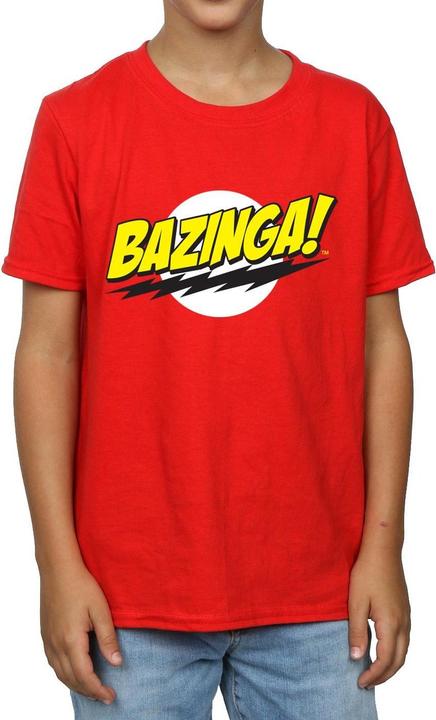 Immagine prodotto Dam Maglietta Bazinga in cotone per ragazzi (128)