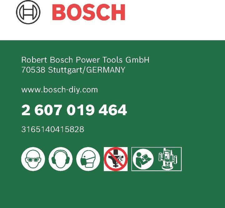 Produktbild Bosch Zubehör HM-Fräser-Set mit 6 mm Schaft, 6-teilig
