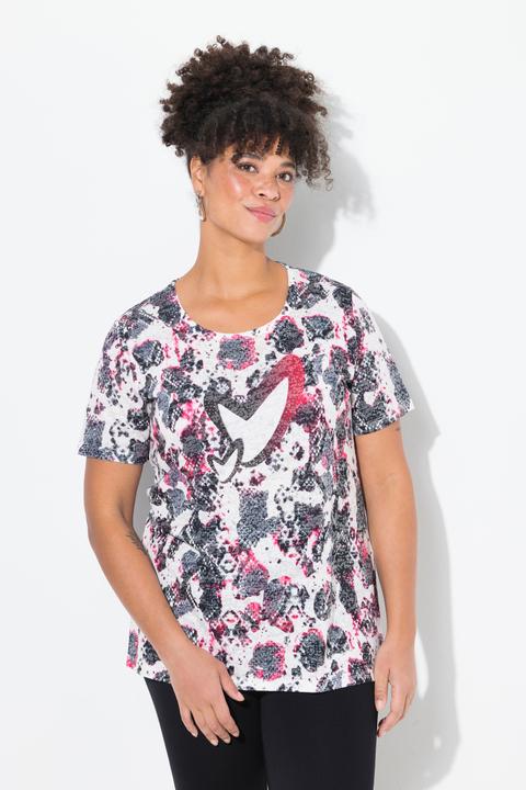 Image du produit Miamoda T-Shirt, Schlangenmuster, HERZ-Motiv (58)