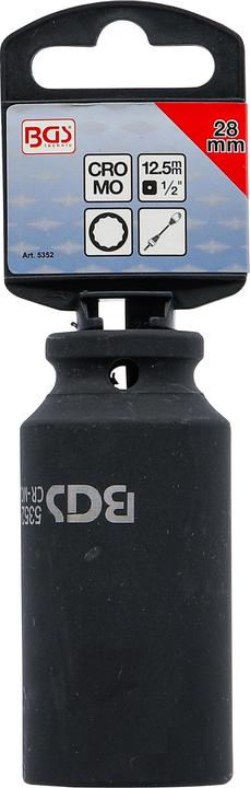 Actual product image BGS Impact Socket, 12-point 12.5 mm (1/2") Drive 28 mm (28 mm)