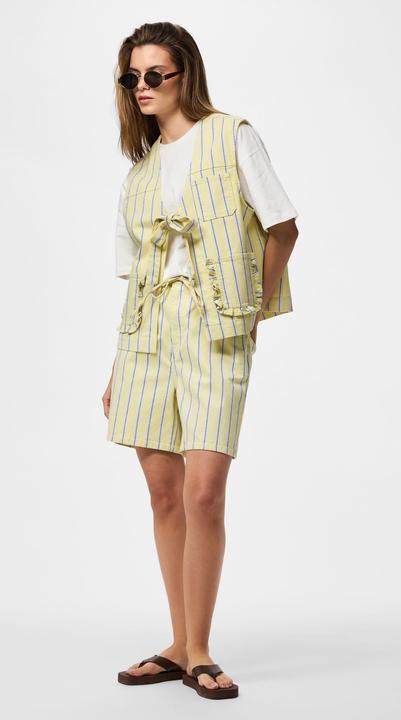 Produktbild Pieces PCBILLO MW BINDEVERSCHLUSS Jeansshorts (S)