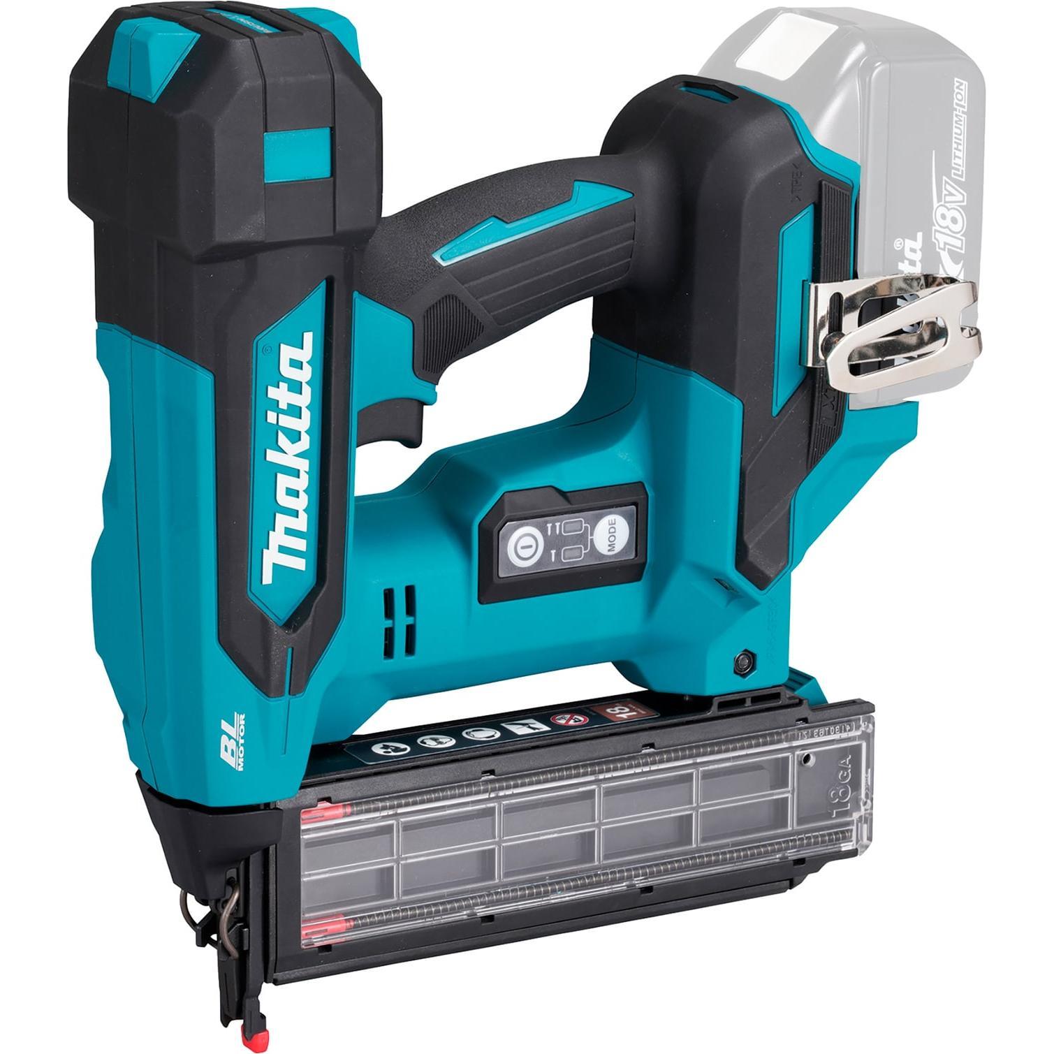 Makita Blu Graffettatrice + Pistola Sparachiodi, Dbn501z