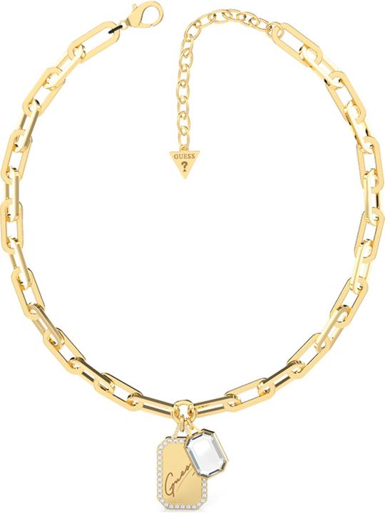 Image du produit Guess Collier Crystal Tag (Acier inoxydable, 38 cm)