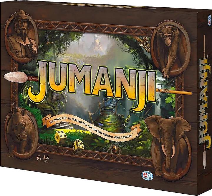 Image du produit Spin Master Jumanji - Édition carte (Anglais, Italien, 2 - 4 Joueur)