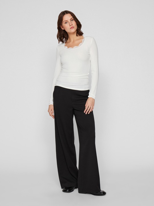 Actual product image Vila Round neck top with long sleeves (XL)