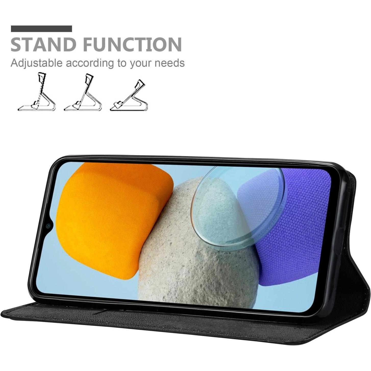 Thumbnail - Cadorabo Hülle für Samsung Galaxy M23 5G im Book Invis. Magnet Style (Samsung Galaxy M23 5G), Smartphone Hülle, Schwarz