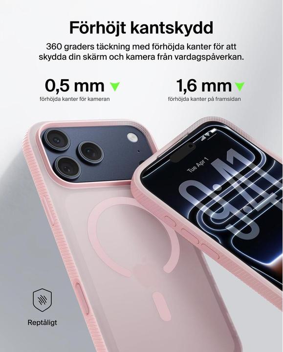 Actual product image Belkin Grip magn. Schutzhülle iPhone 17 ProMax pink MSA036hqPK (Apple iPhone 17 Pro Max)