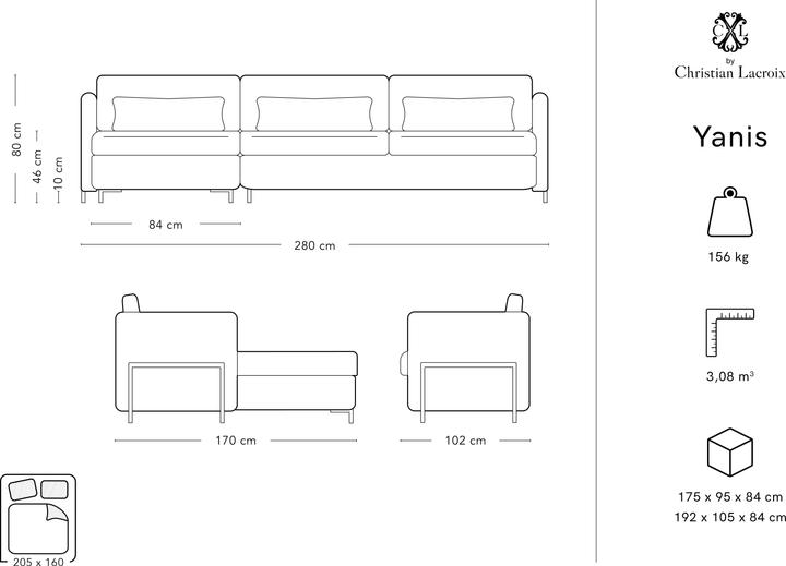 Produktbild CXL by Christian Lacroix Yanis (Ecksofa)