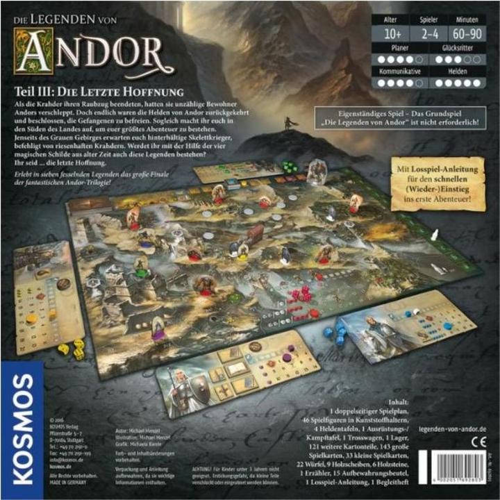 Produktbild Kosmos Die Legenden von Andor - Teil III Die letzte Hoffnung (Deutsch)