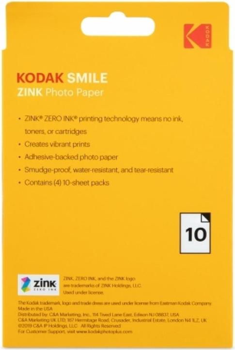 Produktbild Kodak Sofortbildfilme 3x4 10er Pack (10 x)