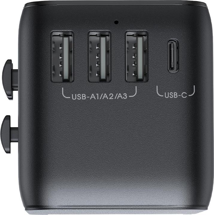 Immagine prodotto Joyroom Adattatore da viaggio 17W Convertitore di alimentazione multifunzione Tipo-C+3USB-A (17 W, 5 porte)