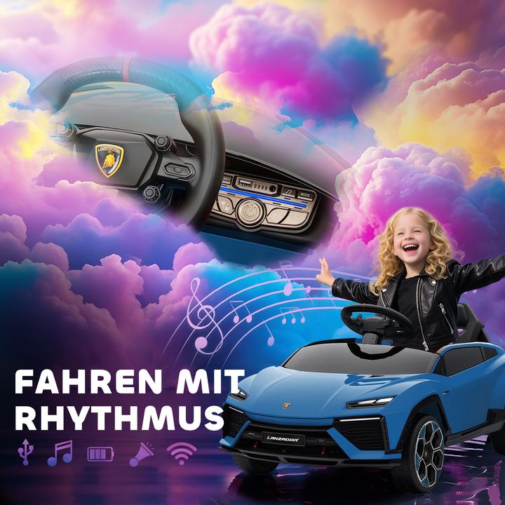Produktbild Aiyaplay Elektroauto für Kinder Kunststoff, Stahl Blau (12 V)