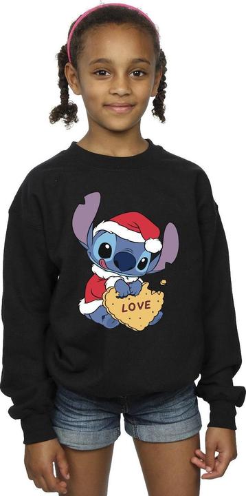 Immagine prodotto Disney Lilo And Stitch Christmas Love Biscuit Felpa Ragazze (140, 146)