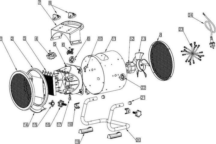 Actual product image Rockair Ceramic heater Carbon 2000 (2000 W)