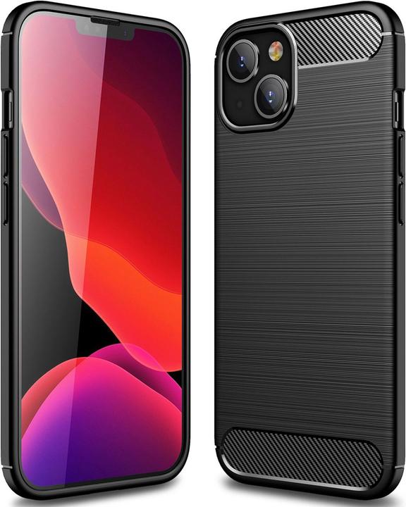 Produktbild Nalia Carbon-Look Silikon Hülle (Apple iPhone 14)