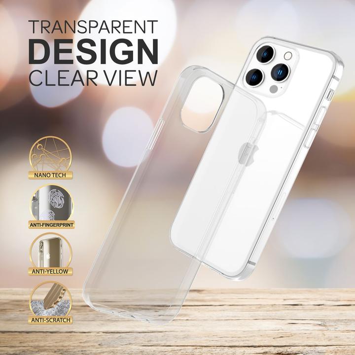 Produktbild Nalia Klare Transparente Silikon Hülle (Apple iPhone 14 Pro Max)