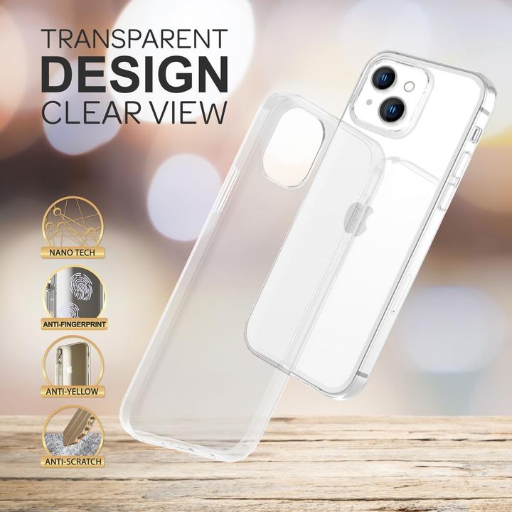 Produktbild Nalia Klare Transparente Silikon Hülle (Apple iPhone 14 Plus)