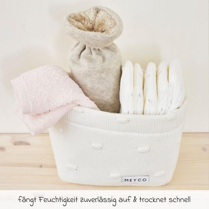 Image du produit Meyco Baby-Waschlappen & Waschhandschuhe Waschtuch / Spucktuch 6er Pack Frottee 30