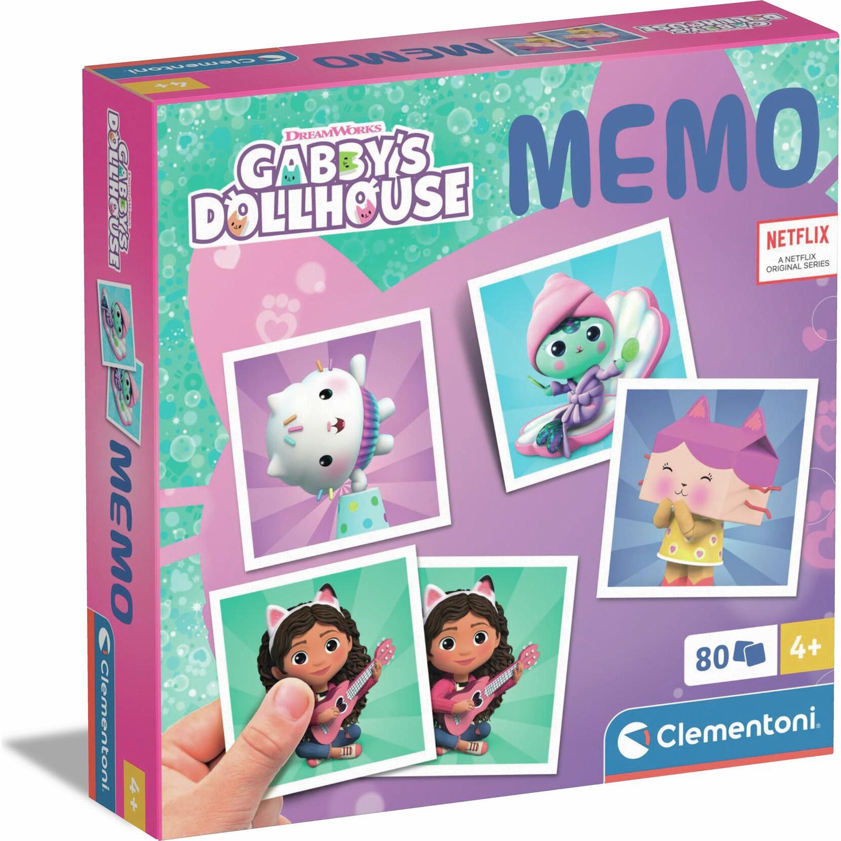 Clementoni Multicolore Memo La Casa Delle Bambole Di Gabby (Tedesco)