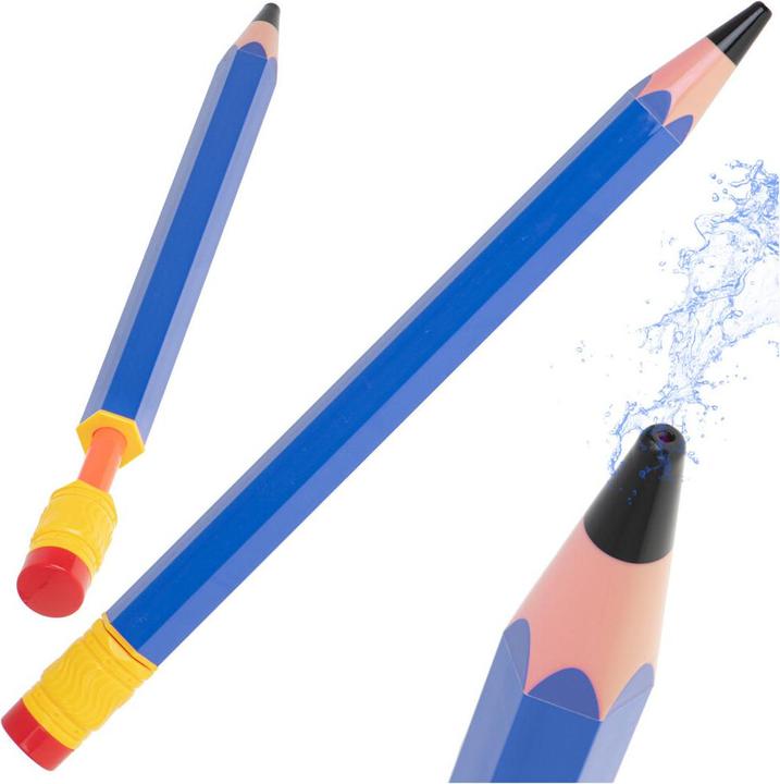 Productafbeelding Ikonka Waterpompspuit potlood 54cm blauw