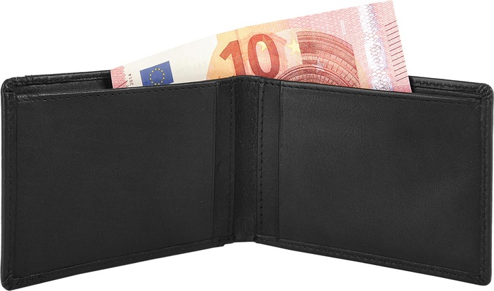 Actual product image Bugatti Atlanta billfold mini, noir