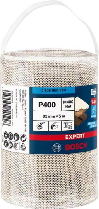 Produktbild Bosch Professional Zubehör EXPERT M480 Schleifnetzrolle, 93 mm, 5 m, G 400 (400)
