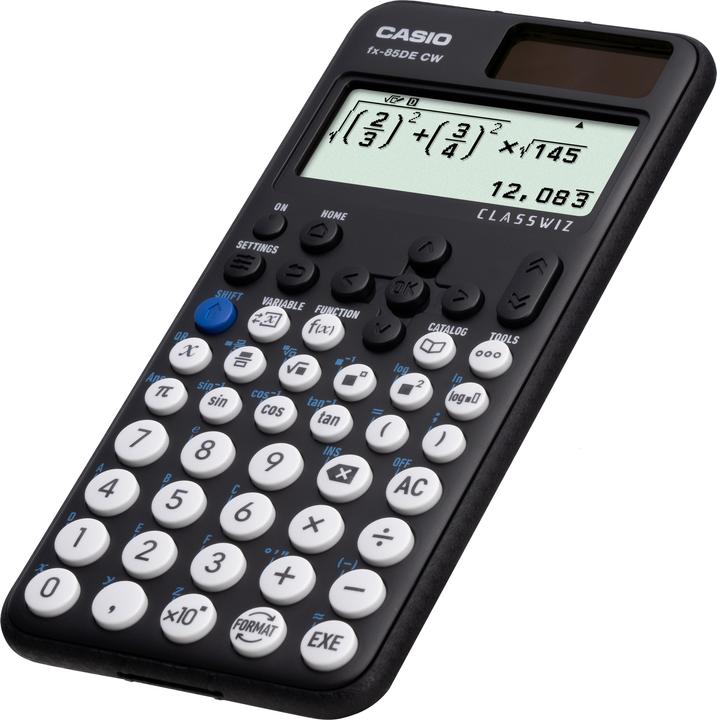 Actual product image Casio FX-85DE CW (Solar cells)