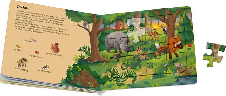 Immagine prodotto Ravensburger Puzzle-Buch: Tiere der Welt (12 pezzi)